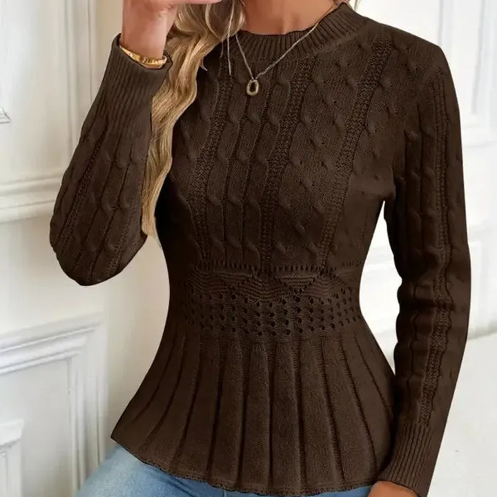 Bellie - Jersey De Cuello Redondo De Punto Grueso