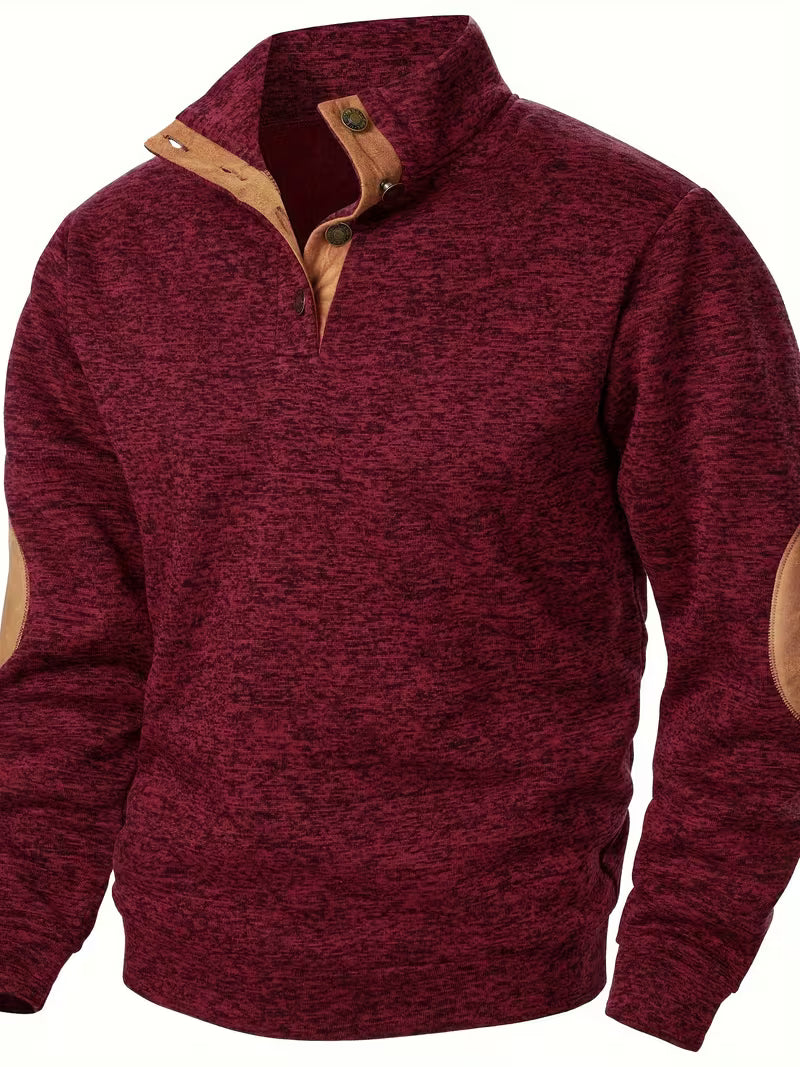 Kashyap - Sudadera de Manga Larga Con Cuello Alto