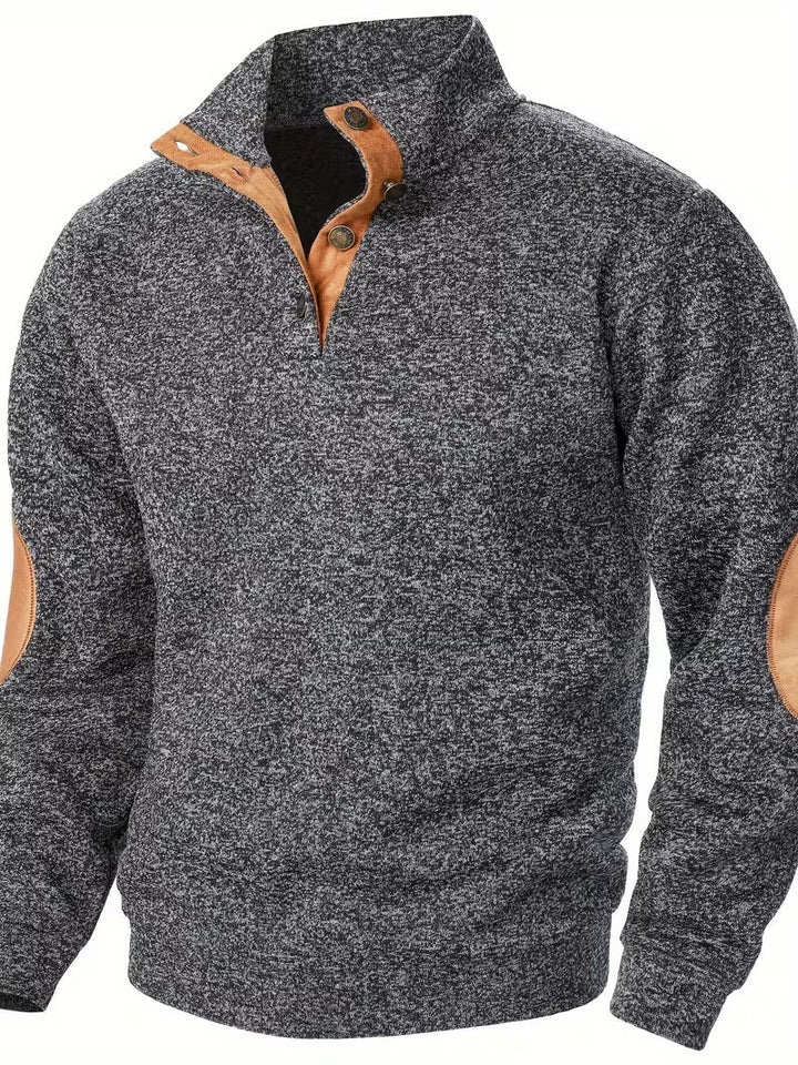 Kashyap - Sudadera de Manga Larga Con Cuello Alto