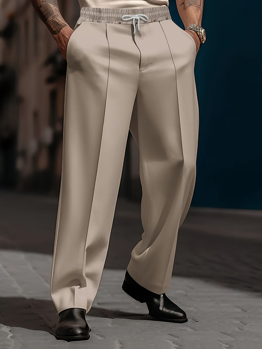 Raimi - Pantalones Informales Con Bolsillo