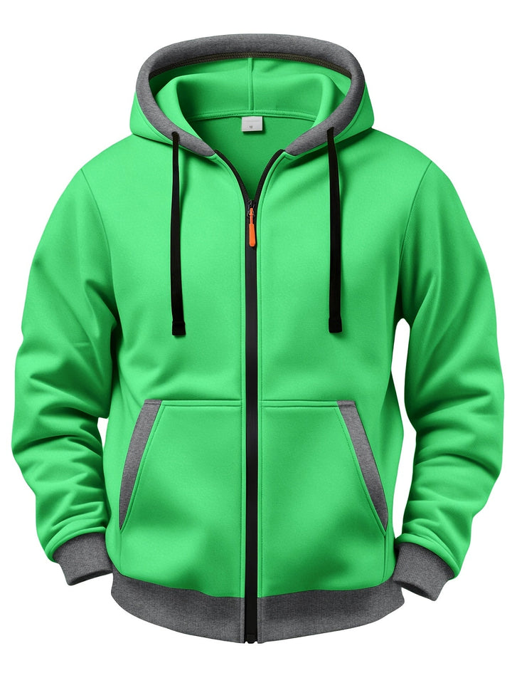 Mussoline - Sudadera Informal De Invierno De Manga Larga, Con Capucha Y Cremallera