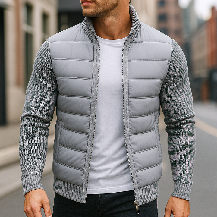 Karren - Chaqueta Acolchada Con Mangas De Punto