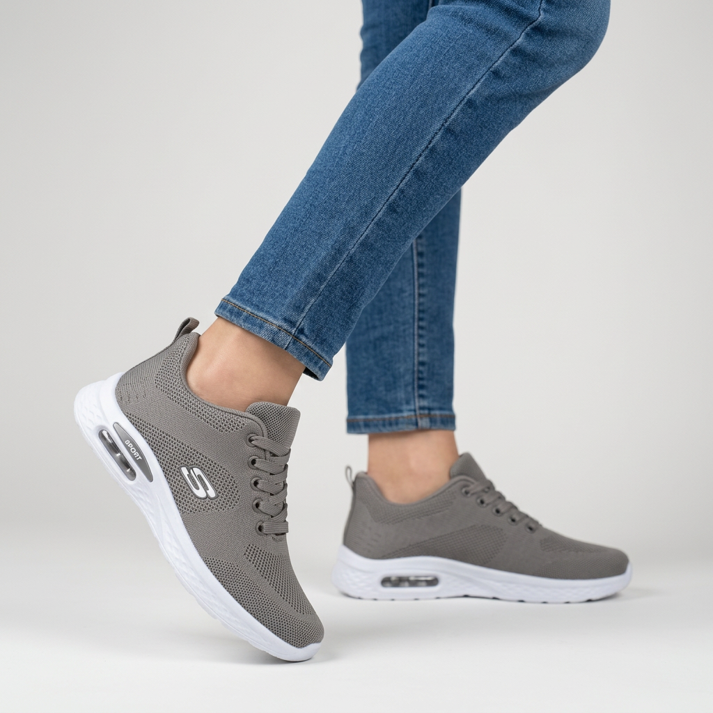 Alixia - Zapatilla Cómoda Con Cordones
