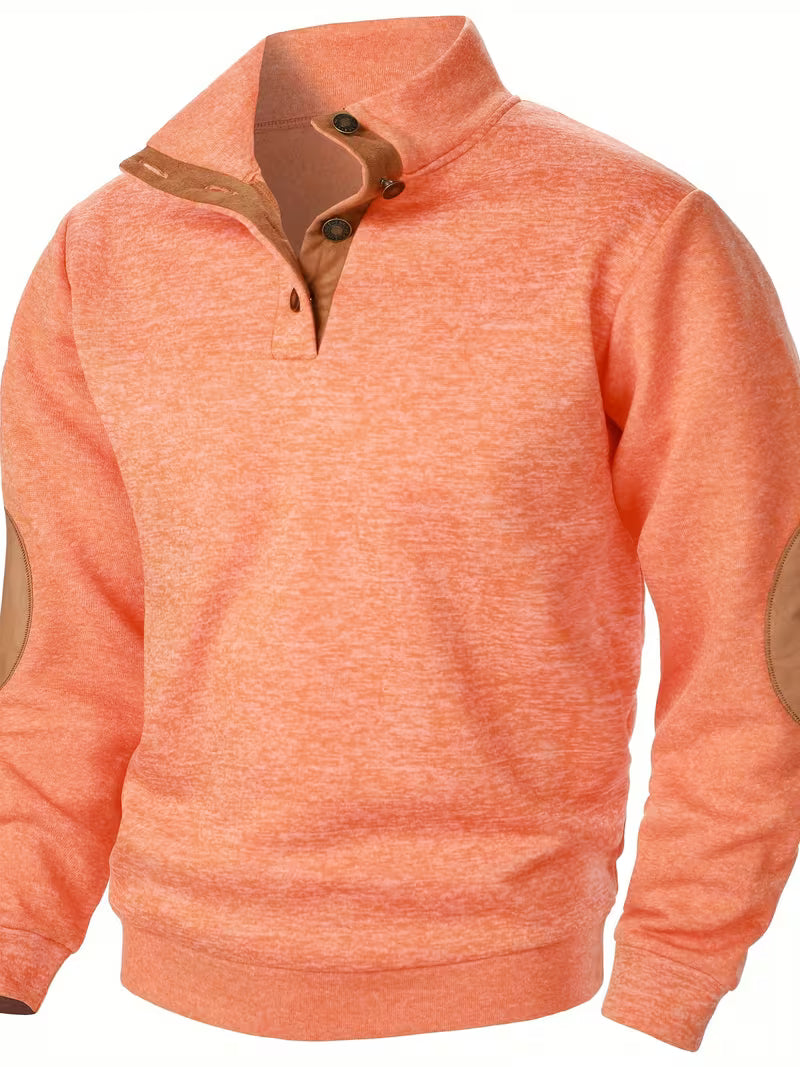 Kashyap - Sudadera de Manga Larga Con Cuello Alto