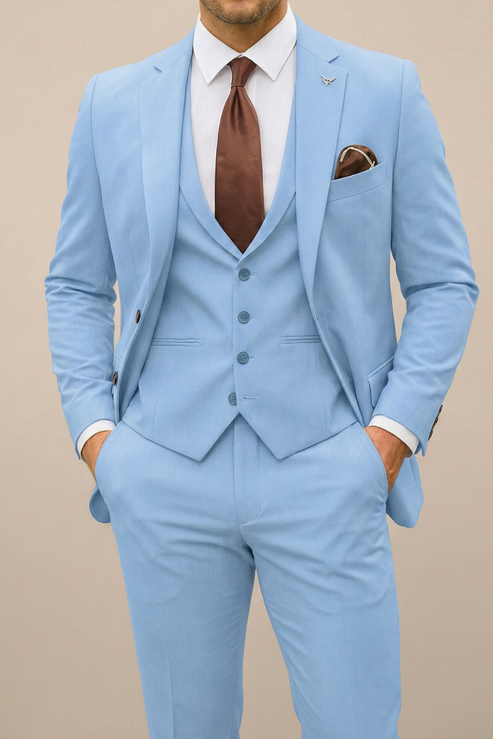 Jiannis - Elegante Traje De Tres Piezas