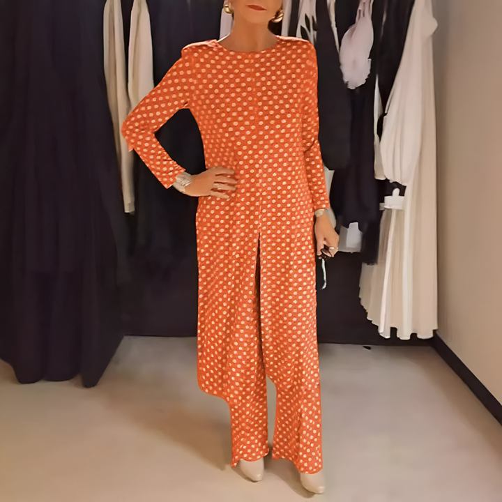 Maryse - Conjunto De Dos Con Alegres Lunares