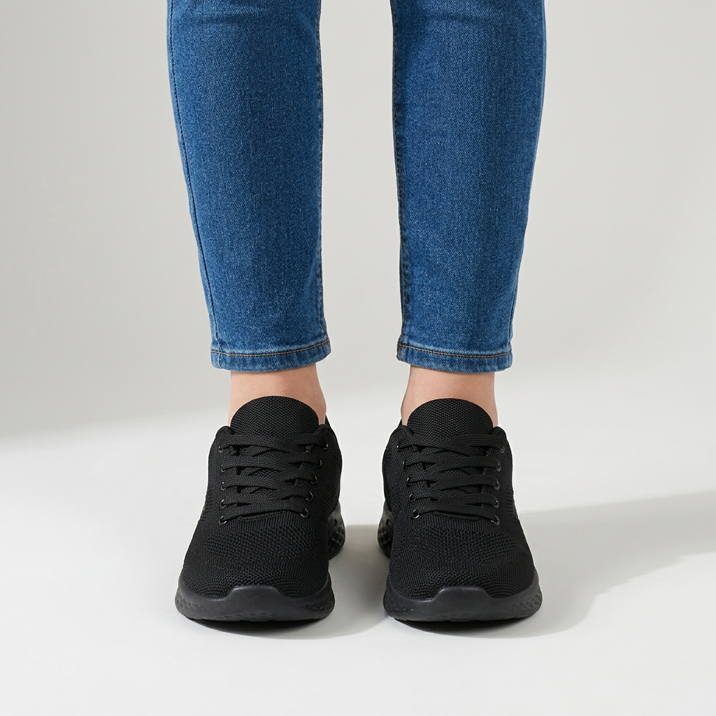 Alixia - Zapatilla Cómoda Con Cordones