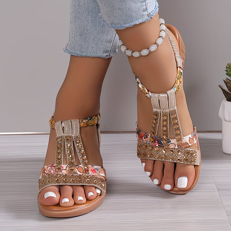 Noelia - Sandalias Elegantes Con Cuña