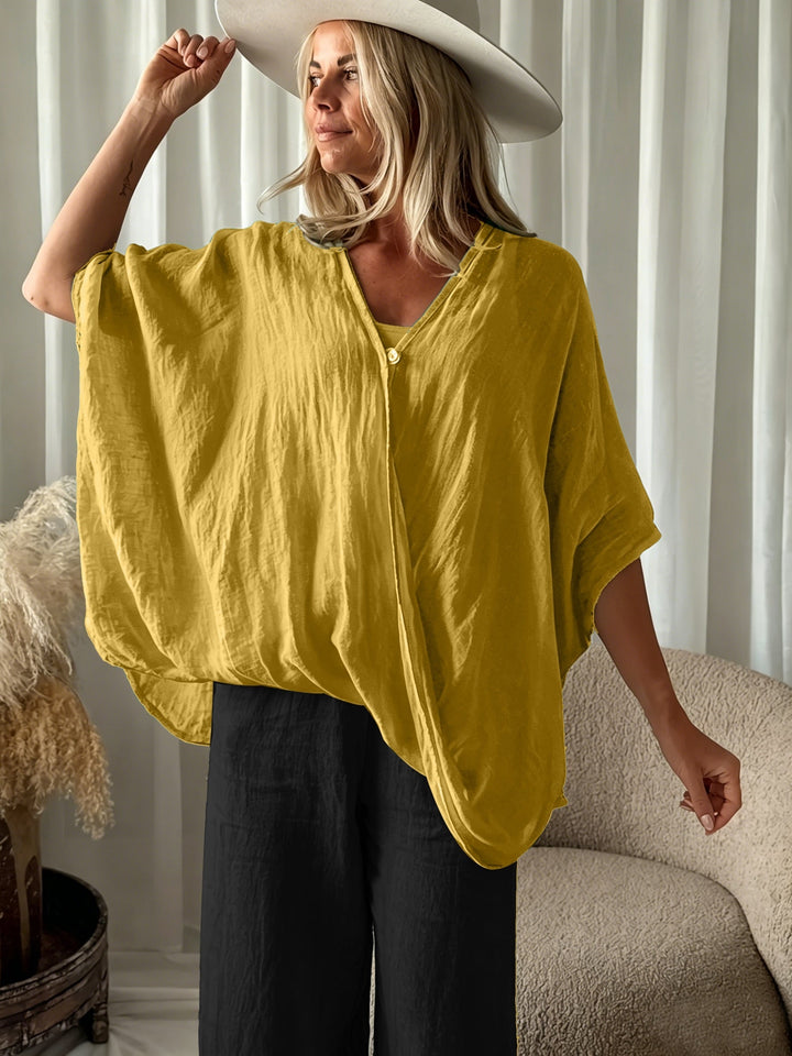 Winnie - Blusa De Estilo Bohemio Con Mangas Holgadas