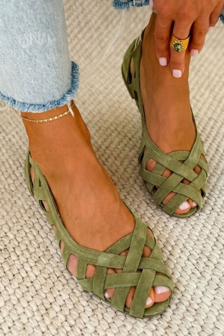 Darsy - Sandalias Con Tiras Cruzadas