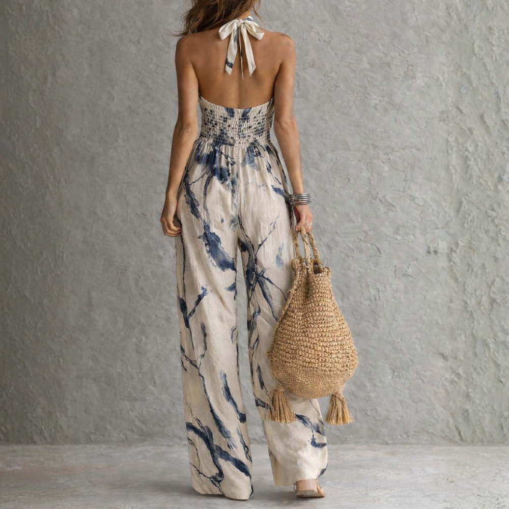 Symia - Elegante Mono Con Estampado Artístico