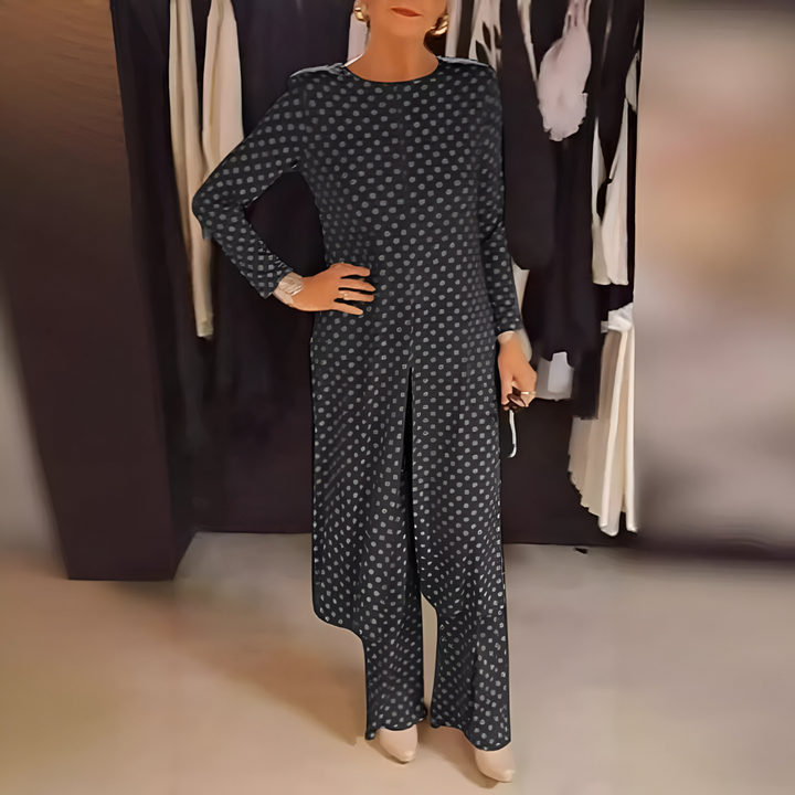 Maryse - Conjunto De Dos Con Alegres Lunares