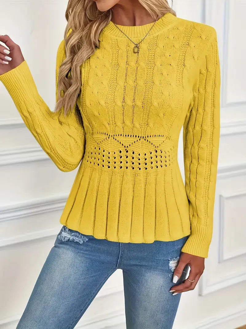 Bellie - Jersey De Cuello Redondo De Punto Grueso