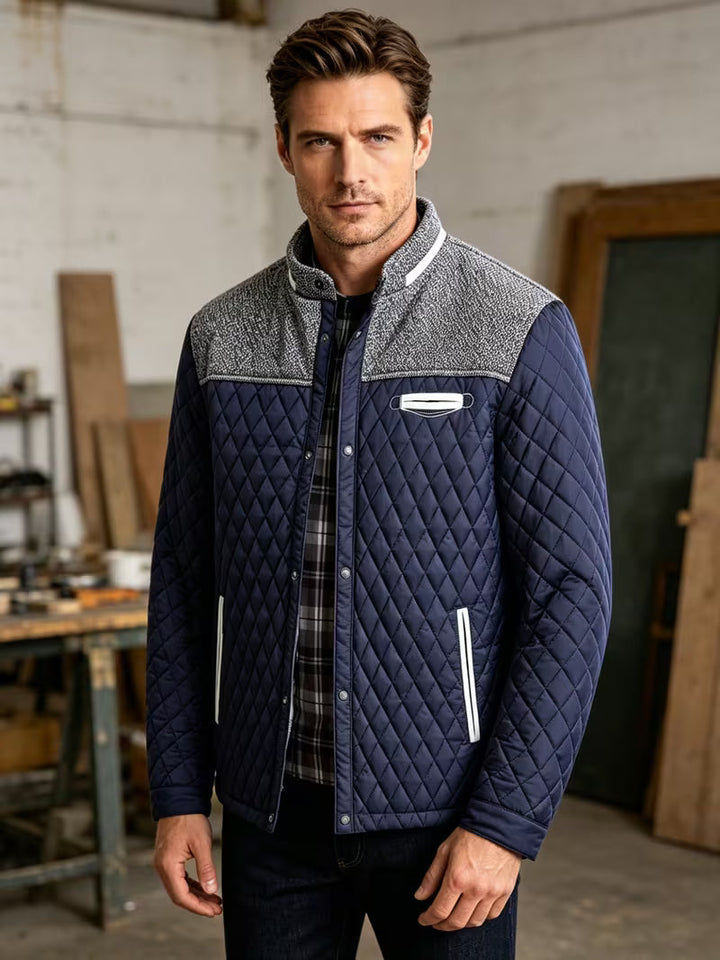 Stetson - Chaqueta Acolchada Con Diseño De Rombos