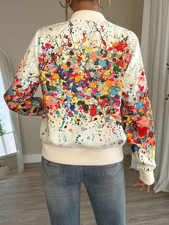 Riena - Chaqueta Con Estampado Tie-dye De Colores Vivos
