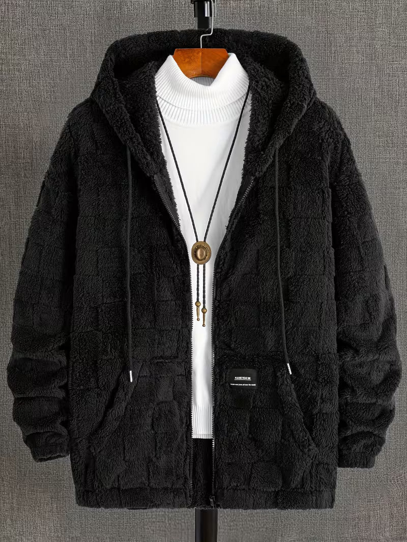 Karun - Chaqueta De Forro Polar Con Capucha Y Cremallera