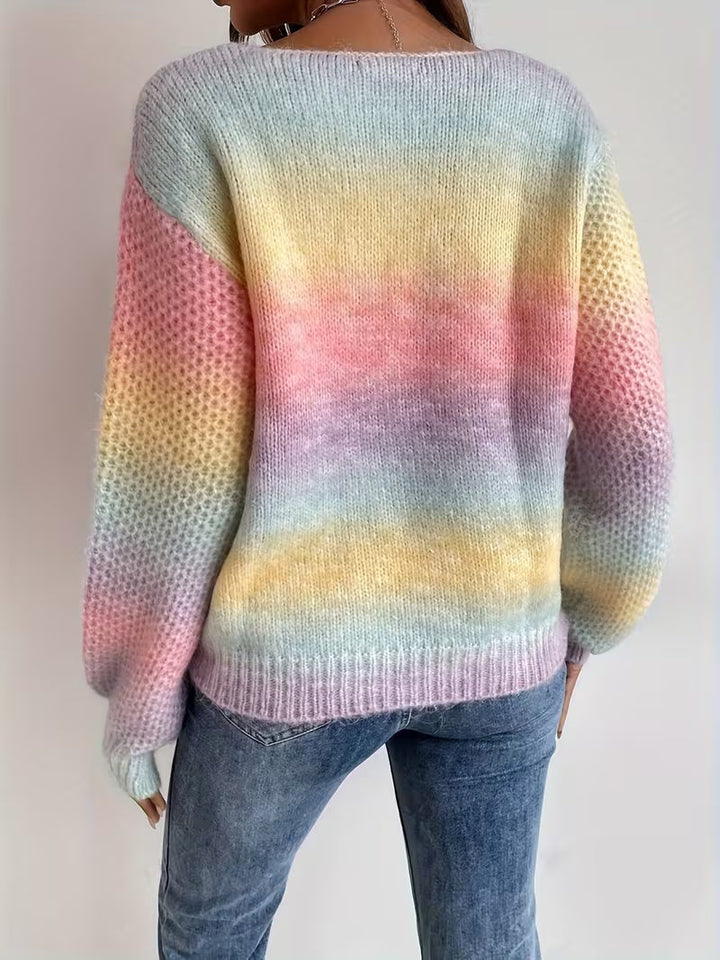 Errin - Jersey De Punto Con Degradado De Colores