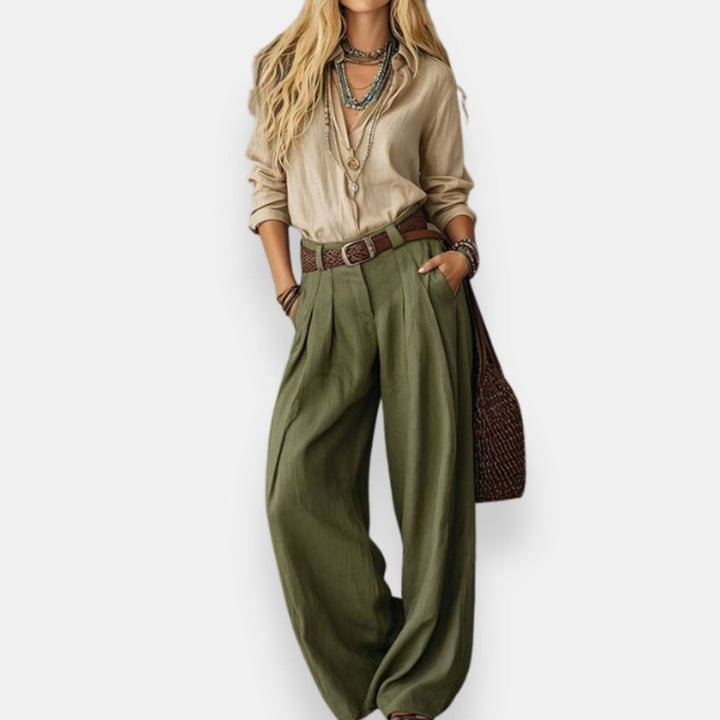 Orable - Conjunto De Camisa Y Pantalón