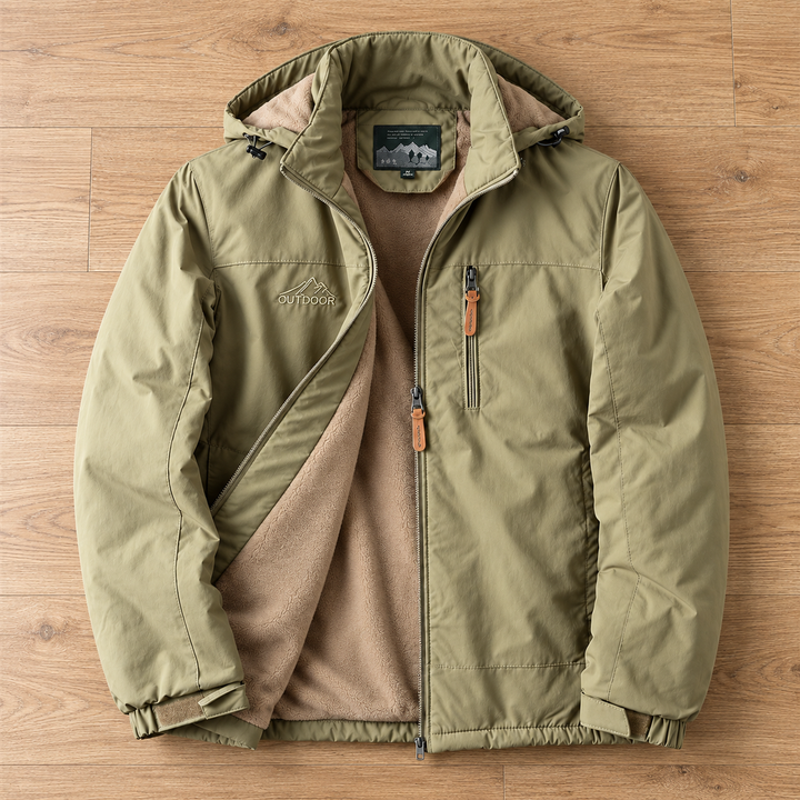 Johanson - Chaqueta Con Capucha y Bolsillo en el Pecho Con Cremallera