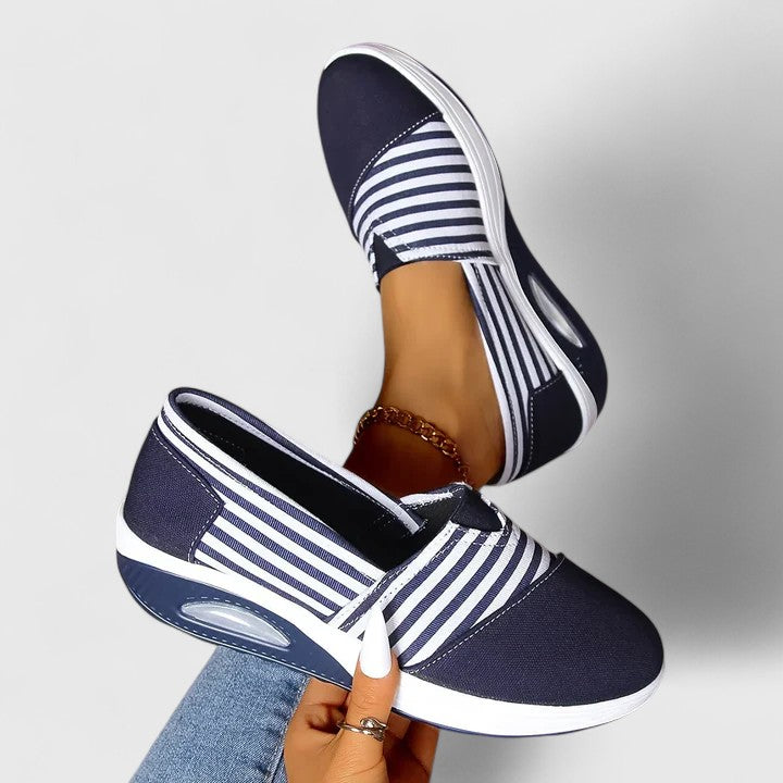 Onora - Zapatos Sin Cordones a Rayas