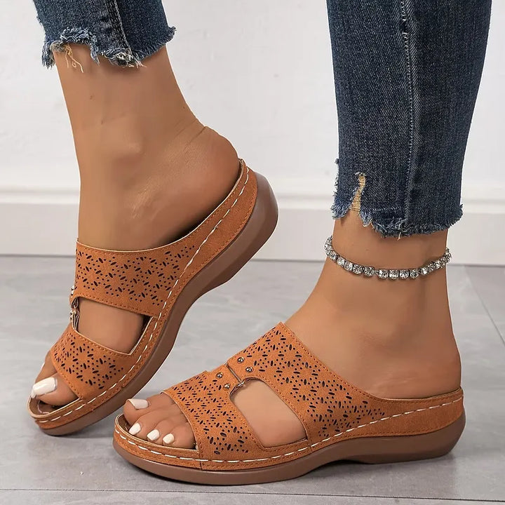 Elysa - Sandalias Cómodas Con Soporte Para el Arco