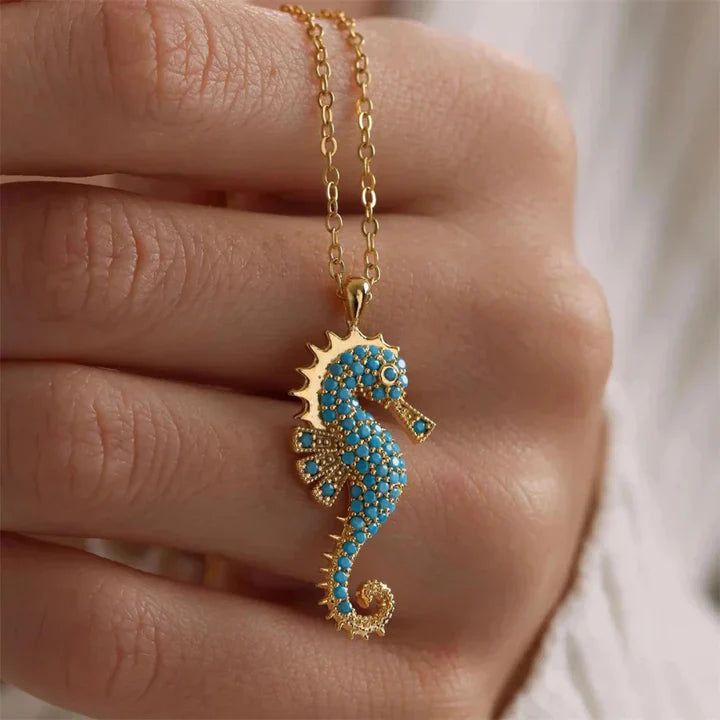 Inez - Collar Con Caballito De Mar
