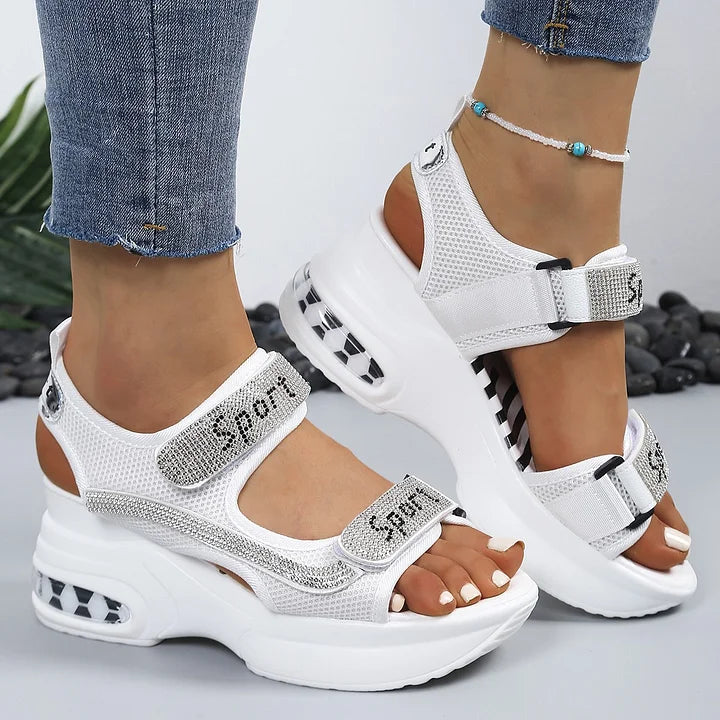 Terezie - Sandalias Ortopédicas De Moda Con Cristales