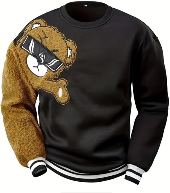 Linnar - Sudadera Con Parche De Osito De Peluche