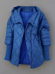Stephenson - Chaqueta Con Capucha y Patrón Acolchado en Forma de Rombos