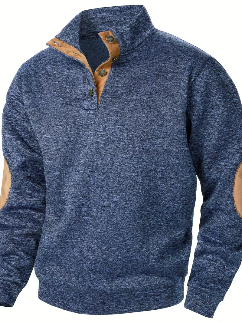 Kashyap - Sudadera de Manga Larga Con Cuello Alto