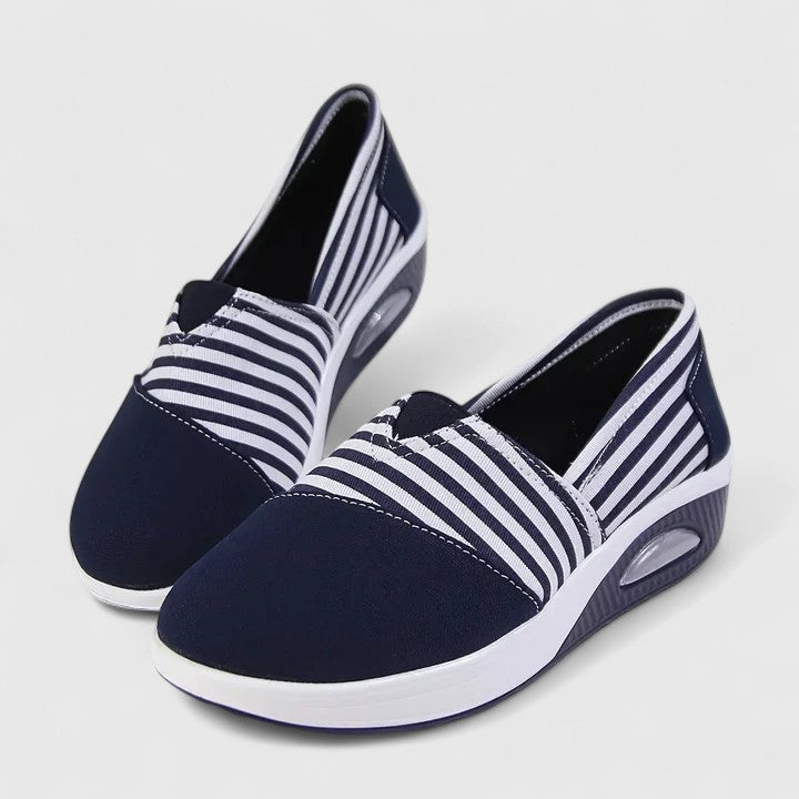 Onora - Zapatos Sin Cordones a Rayas