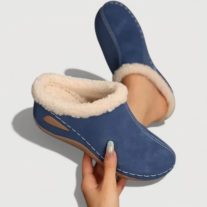 Achly - Zapatillas de Plataforma de Denim Afelpado