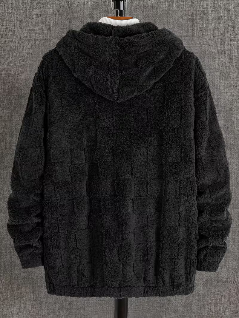 Karun - Chaqueta De Forro Polar Con Capucha Y Cremallera