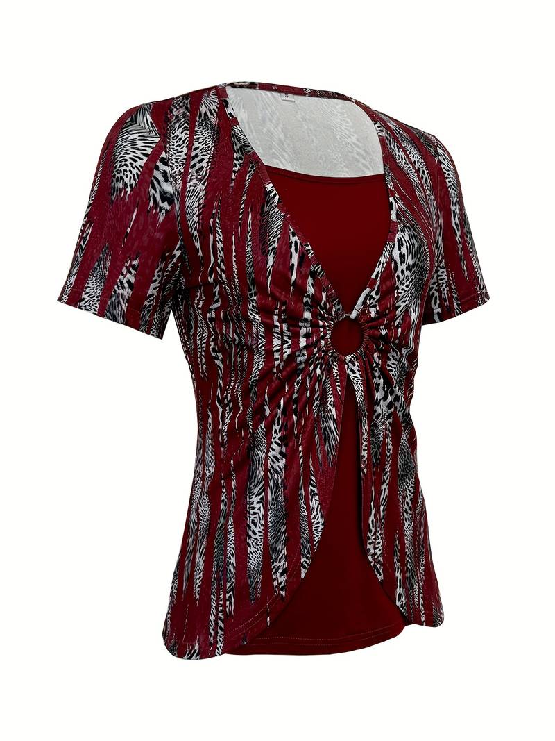Nairy - Camiseta Informal Estampada
