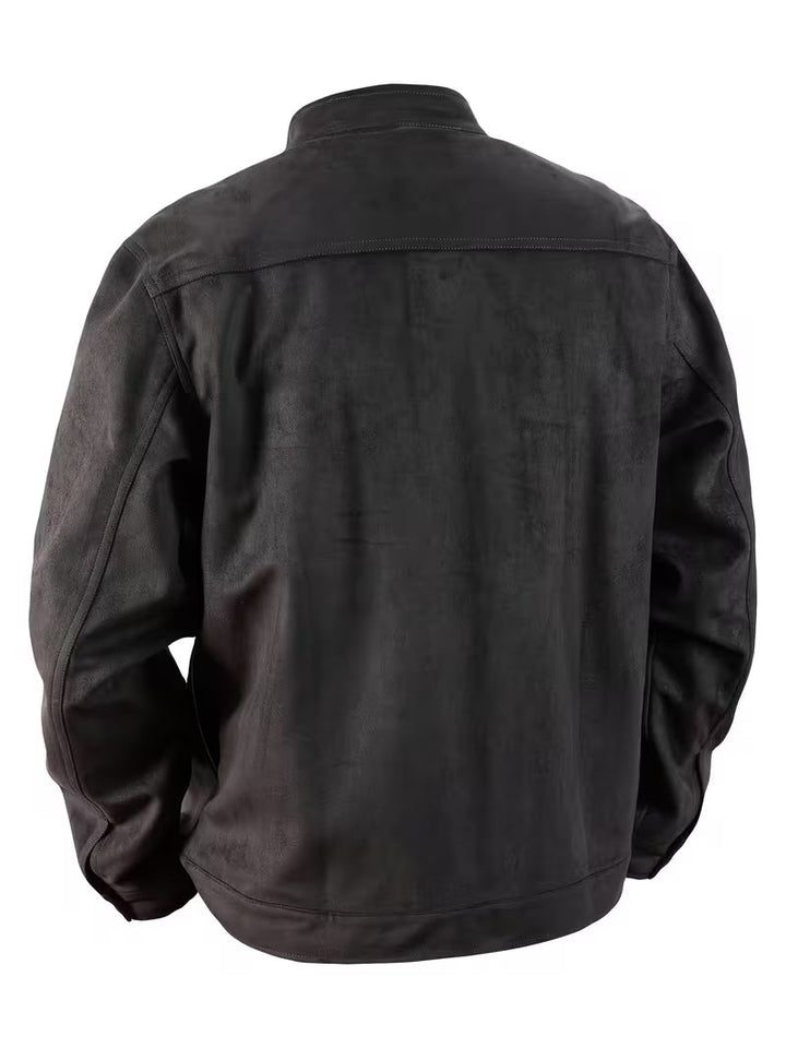 Jelil - Chaqueta De Ante Con Dos Bolsillos Delanteros