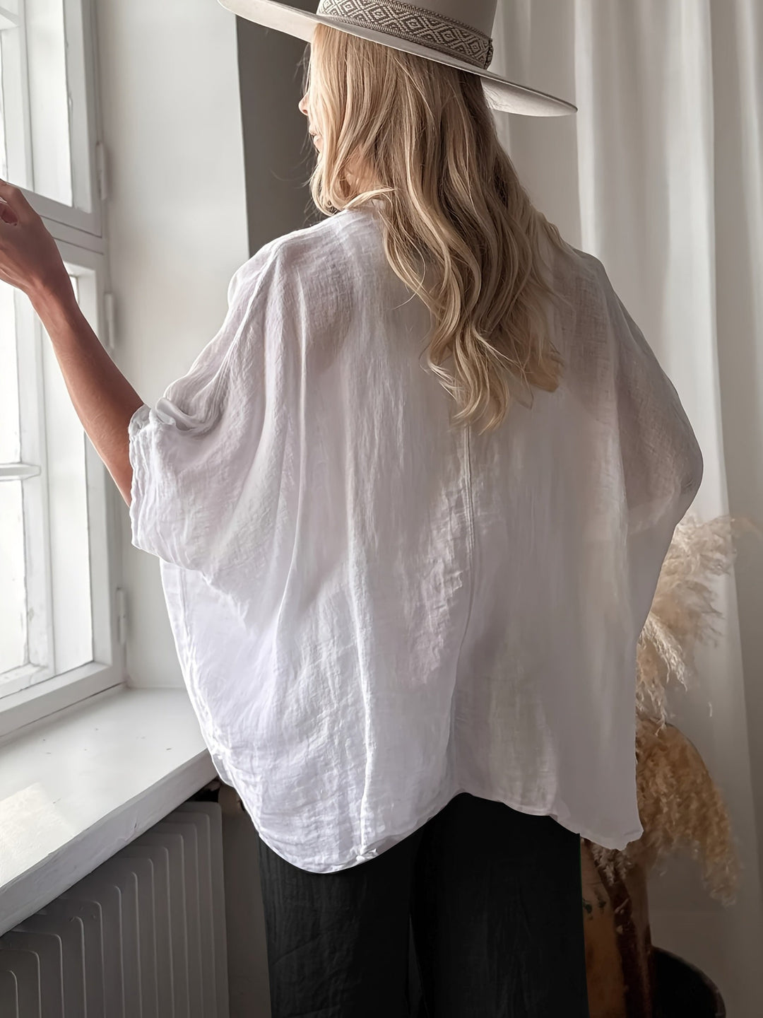 Winnie - Blusa De Estilo Bohemio Con Mangas Holgadas