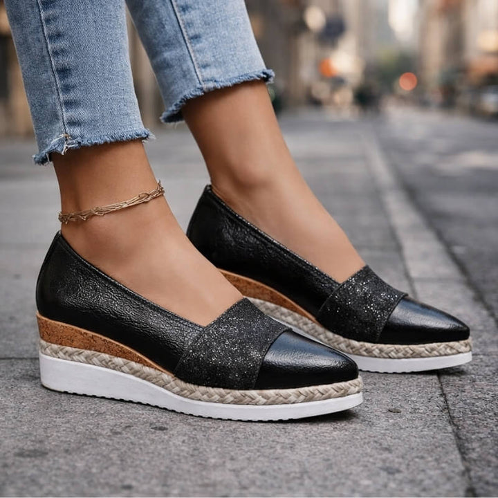 Jahaira - Elegantes Zapatos De Cuña Antideslizantes