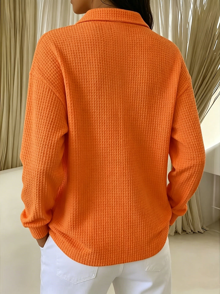 Daphnie - Camisa Elegante Con Cuello De Polo