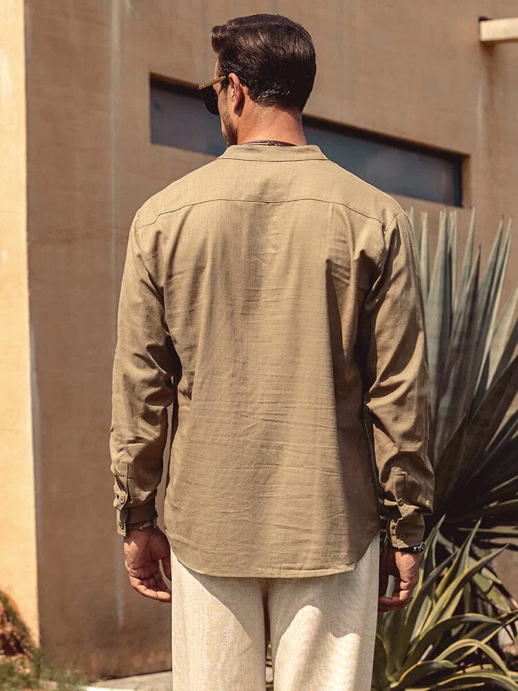Panika - Camisa de Algodón y Lino