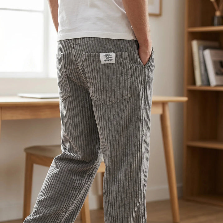 Erdem - Pantalones de Corte Ancho y Textura de Pana