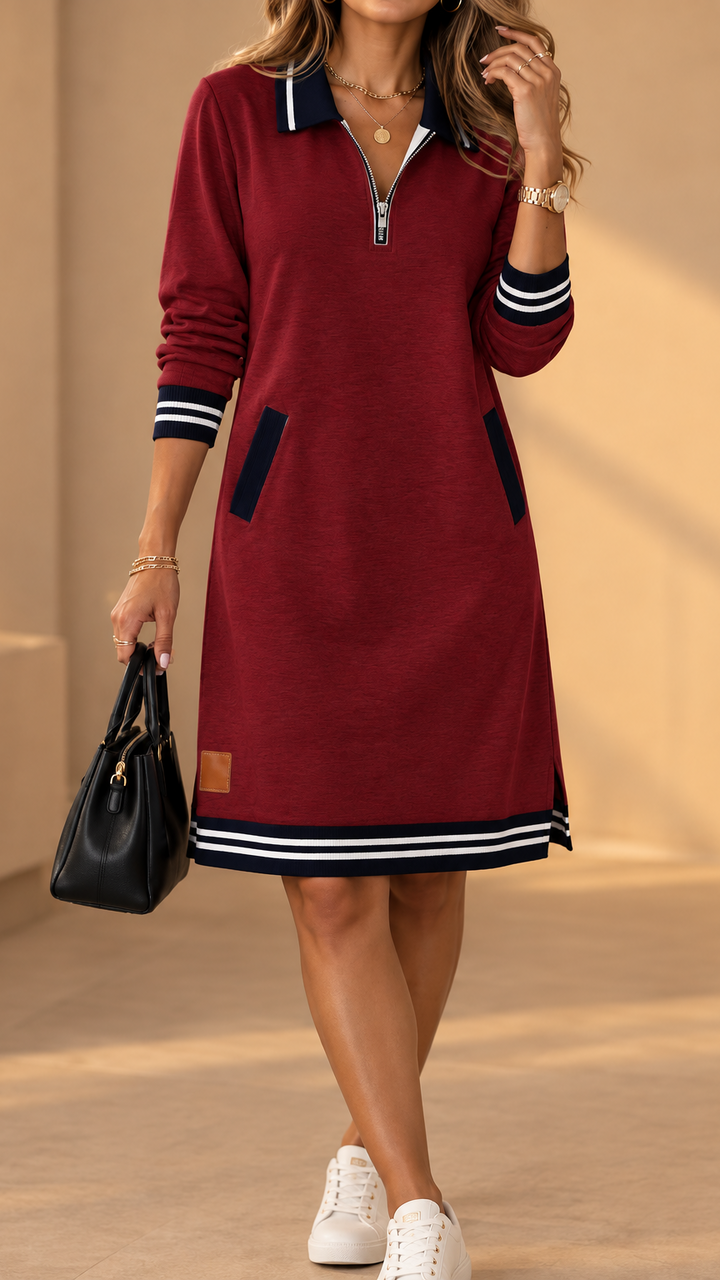 Keani - Elegante Vestido Tipo Polo