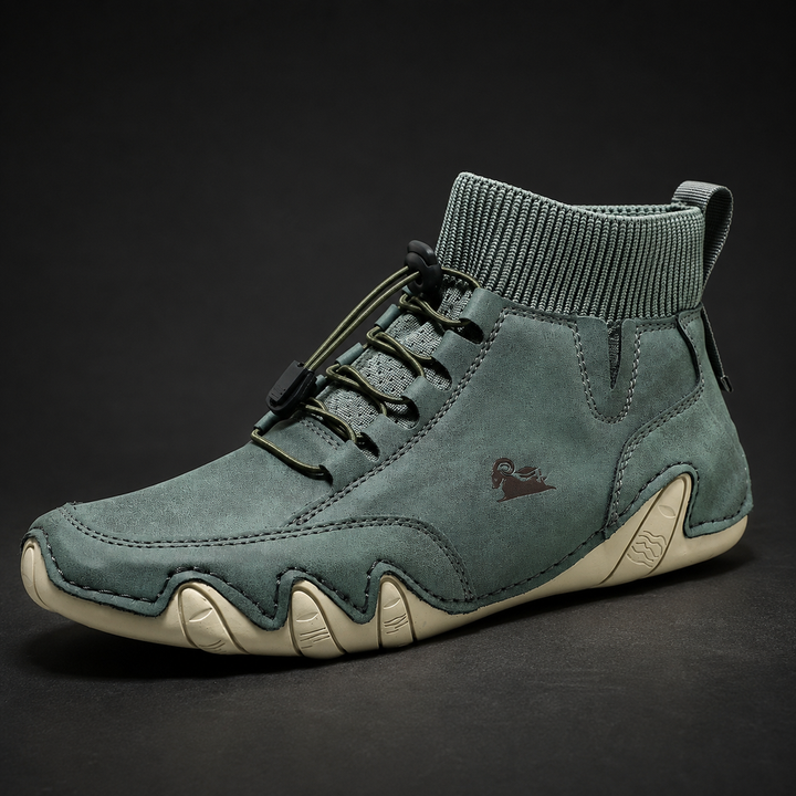 Tuncer - Zapatillas Deportivas de Piel Con Cordones