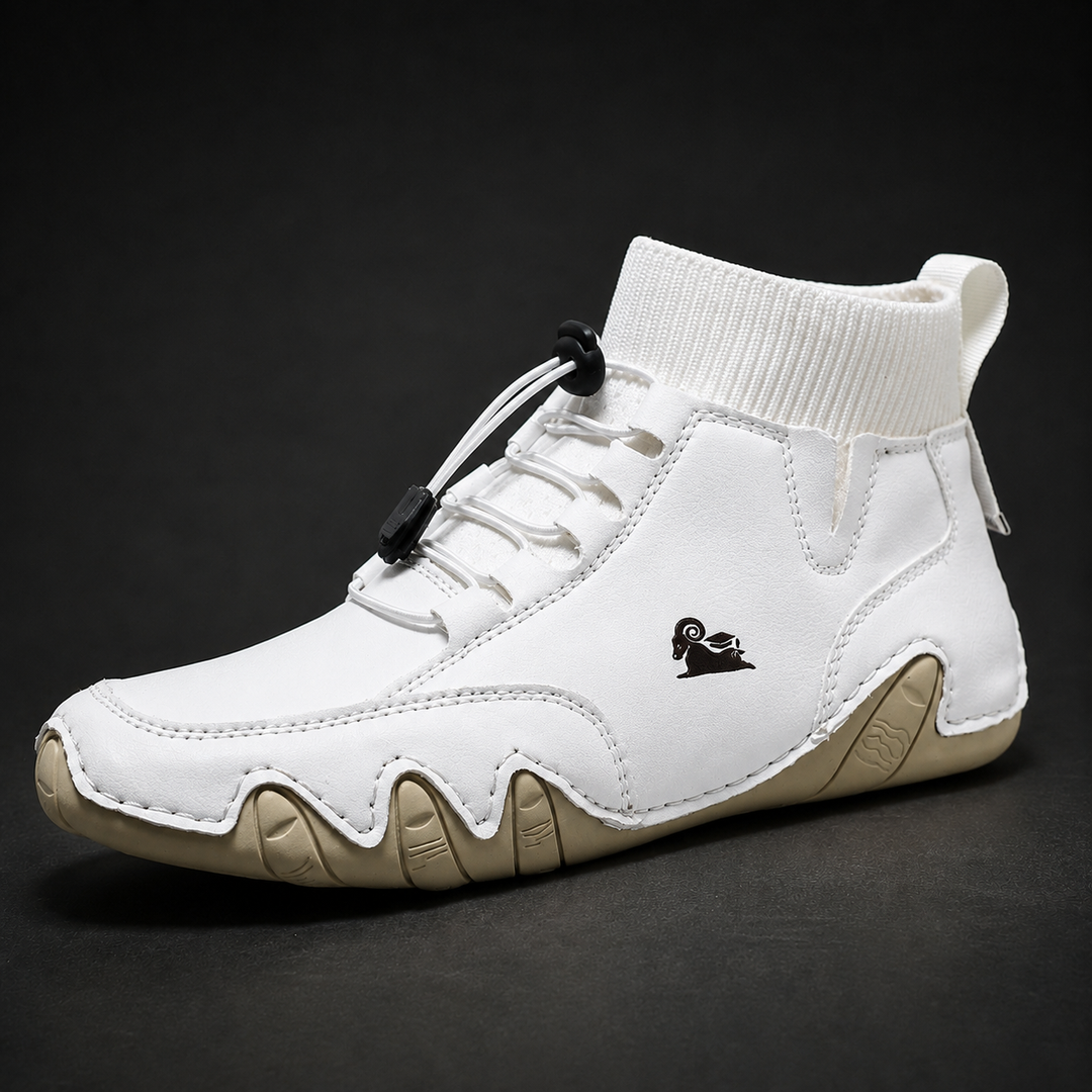 Tuncer - Zapatillas Deportivas de Piel Con Cordones