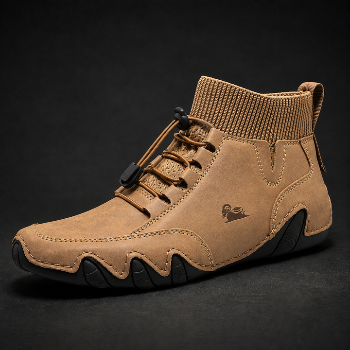 Tuncer - Zapatillas Deportivas de Piel Con Cordones
