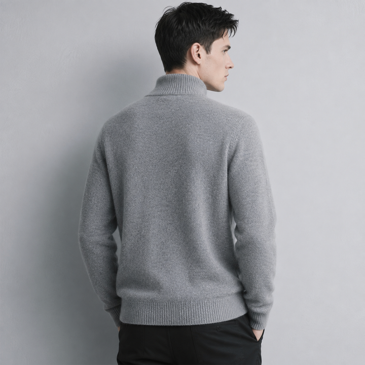 Sumuel - Jersey De Punto Con Cremallera Y Cuello Acanalado