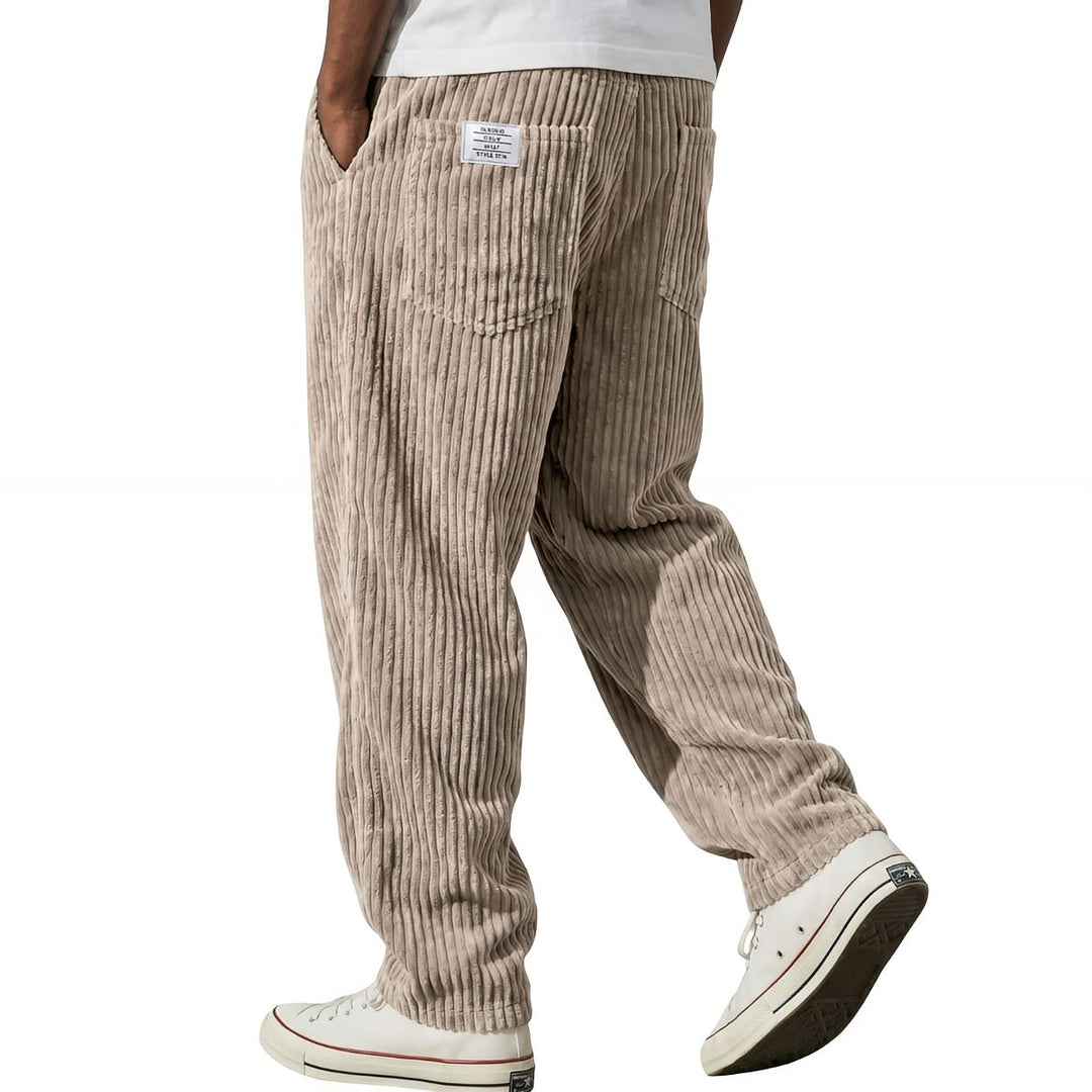 Erdem - Pantalones de Corte Ancho y Textura de Pana