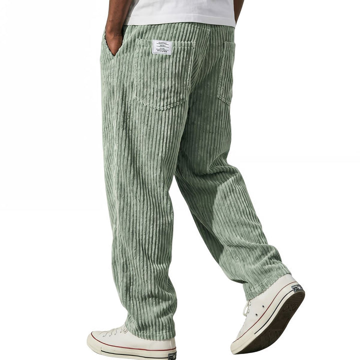 Erdem - Pantalones de Corte Ancho y Textura de Pana
