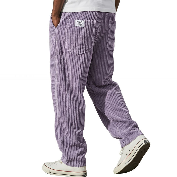 Erdem - Pantalones de Corte Ancho y Textura de Pana