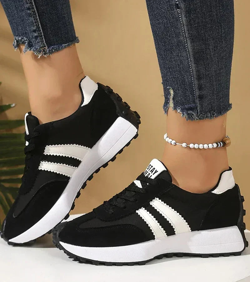 Jonara - Zapatillas Con Plataforma De Estilo Retro