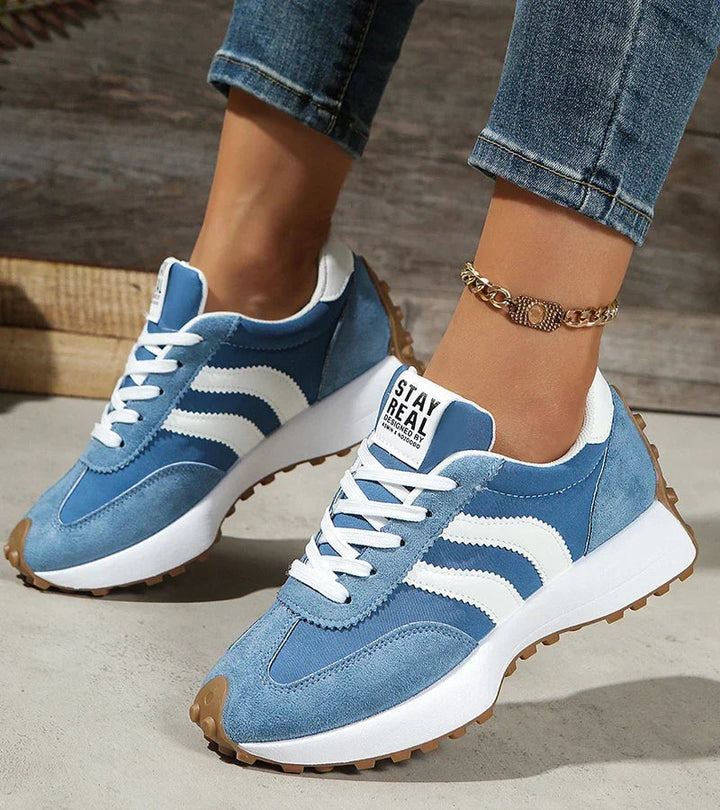 Jonara - Zapatillas Con Plataforma De Estilo Retro